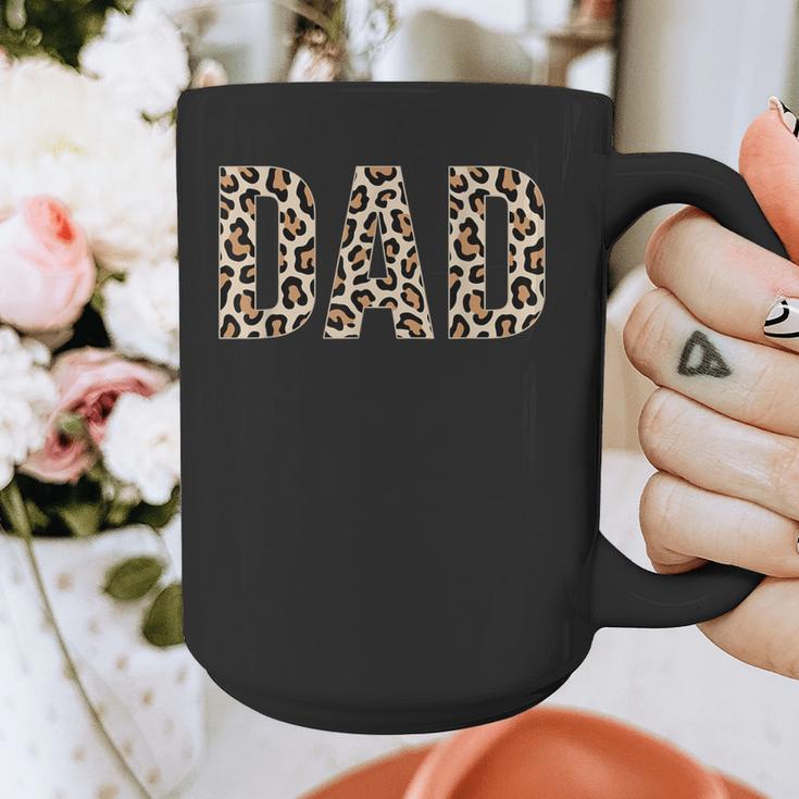 Dad Leopard Print Fathers Day Graphic Print Coffee Mug