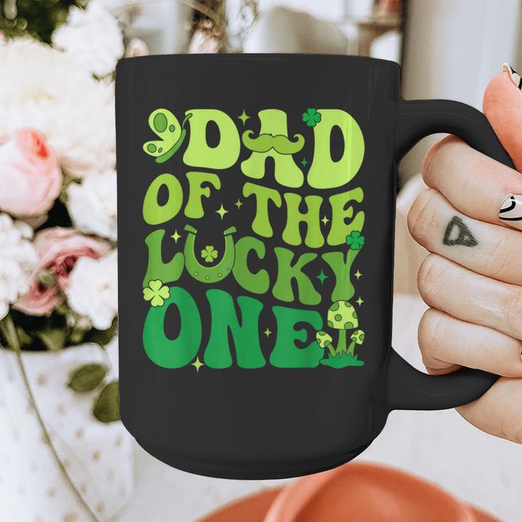 Dad Of The Lucky One Saint Patrick's Day Children Birthday Graphic Print Coffee Mug