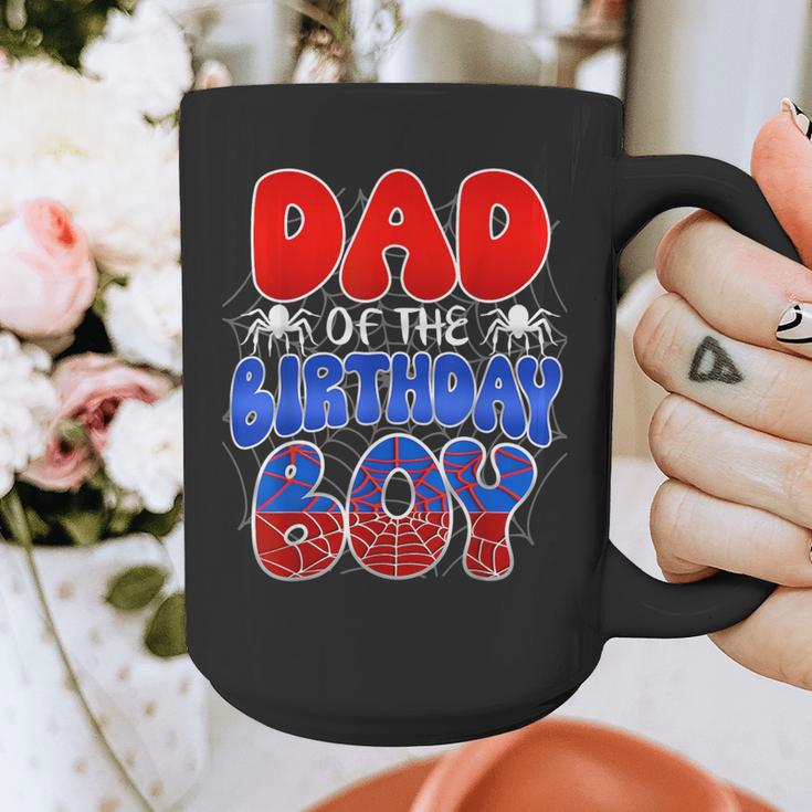 Dad And Mom Birthday Boy Spider Family Matching Graphic Print Coffee Mug