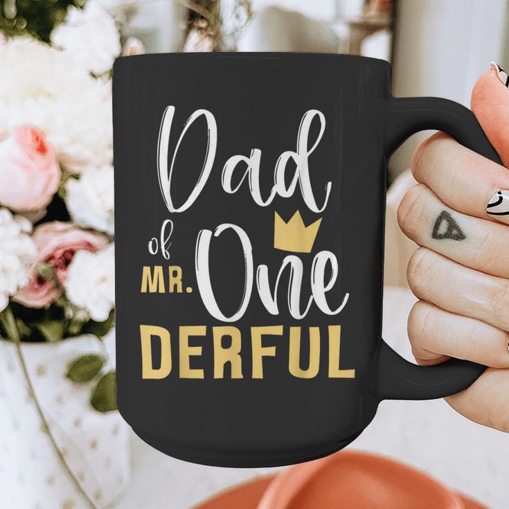 Dad Of Mr Onederful 1st Birthday First One-Derful Matching Graphic Print Coffee Mug