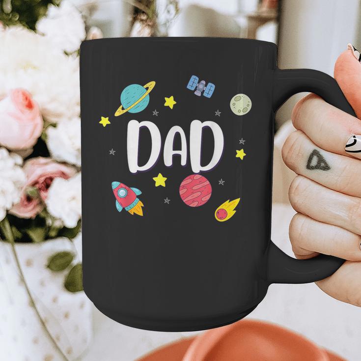 Dad Outer Space Galaxy Birthday For Family Graphic Print Coffee Mug