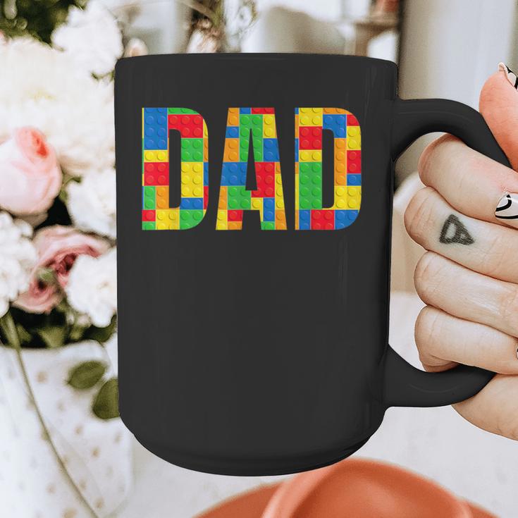 Dad Parent Brick Master Builder Building Blocks Set FamilyGraphic Print Coffee Mug