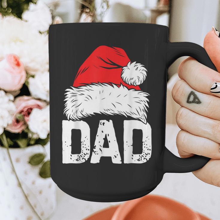 Dad Santa Christmas Family Matching Pajamas Papa Xmas Father Short Sleeve Graphic Print Coffee Mug