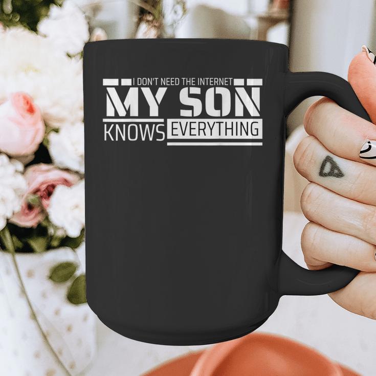 Dad Shirt From Son Men Fathers Day Dad Graphic Print Coffee Mug