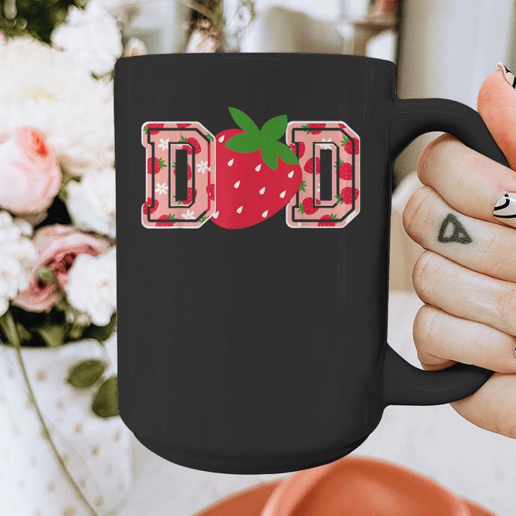 Dad Strawberry Birthday Graphic Print Coffee Mug