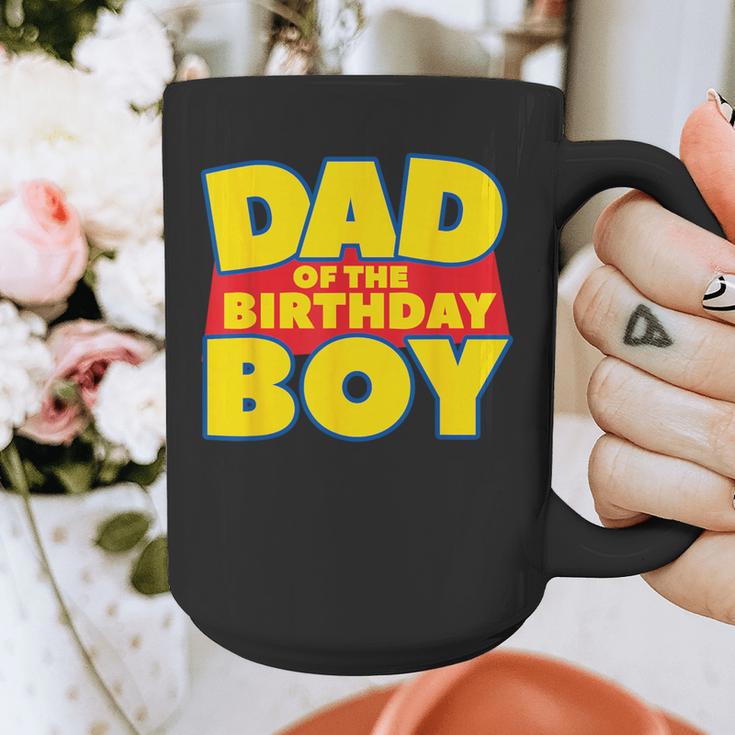 Dad Of The Toy Birthday Boy Story Theme B-Day Graphic Print Coffee Mug