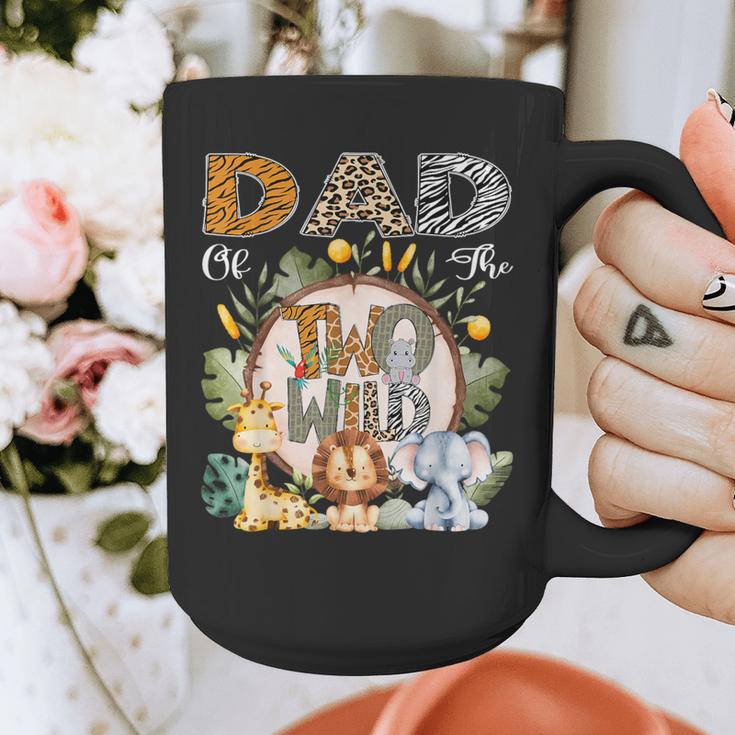 Dad Of The Two Wild Animal Safari 2Nd Birthday Party Graphic Print Coffee Mug