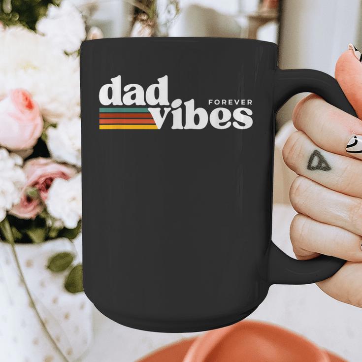 Dad-Vibes Forever Father Retro Vintage Graphic Print Coffee Mug