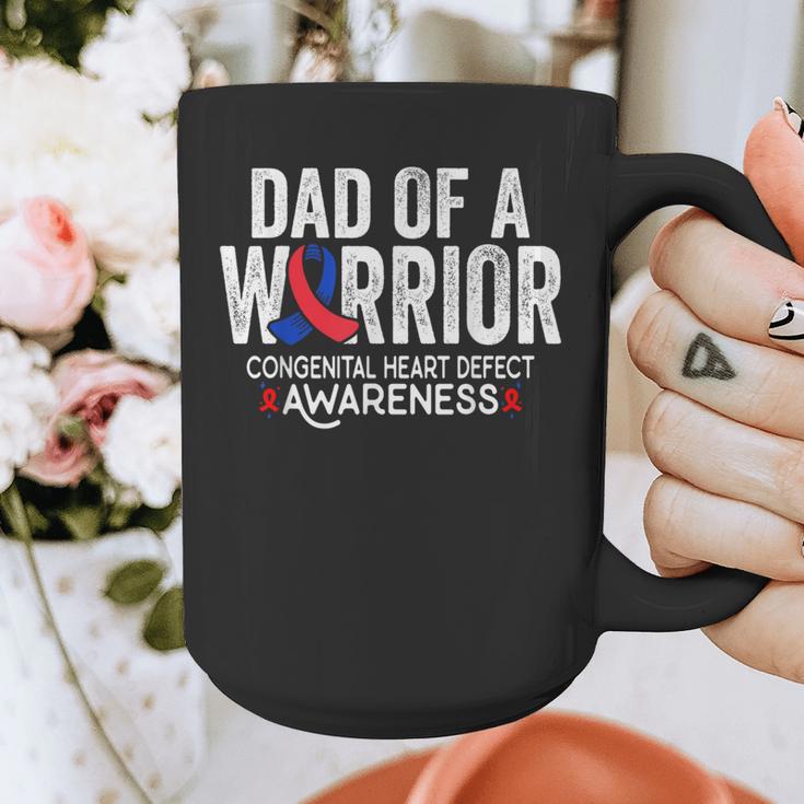 Dad Of a Warrior CHD Congenital Heart Defect Awareness CHD Graphic Print Coffee Mug