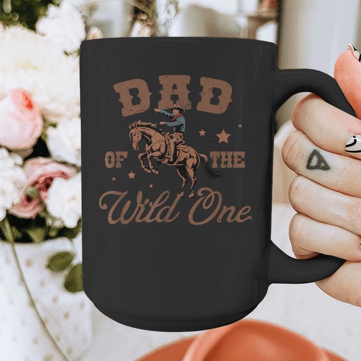 Dad Of The Wild One Cowboy Western Rodeo Party Matching Graphic Print Coffee Mug