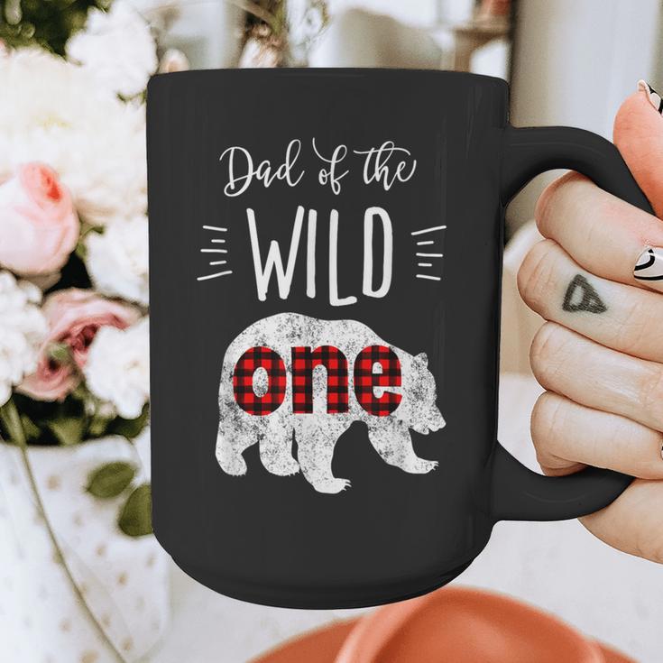 Dad Of The Wild One Shirt Bear Lumberjack 1st Birthday Tee Graphic Print Coffee Mug