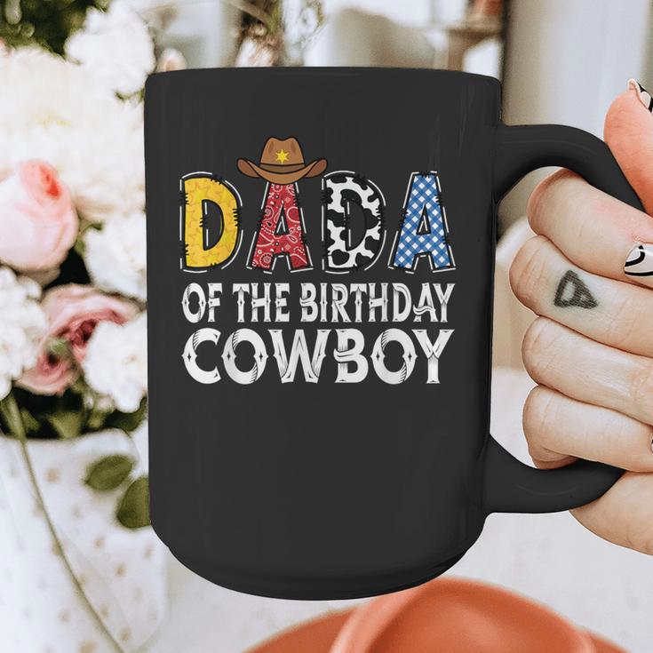Dada 1st Birthday Cowboy Western Dada Birthday Boy Graphic Print Coffee Mug