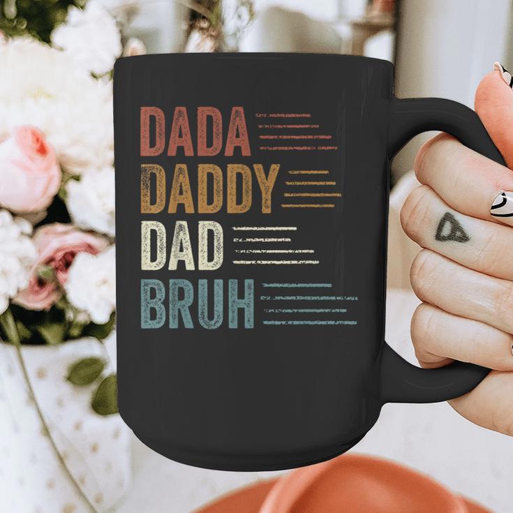 Dada Daddy Dad Bruh For Dad Father's Day Graphic Print Coffee Mug Dada Daddy Dad Bruh For Dad Father's Day Graphic Print Coffee Mug
