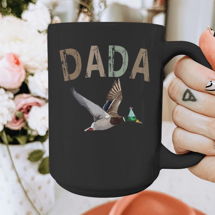 Dada Duck Hunting One Lucky Duck 1st Birthday Family Party Graphic Print Coffee Mug