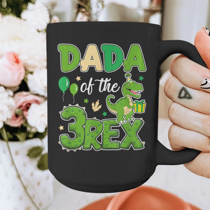 Dada Of The Three Rex Birthday Dinosaur Family Matching Graphic Print Coffee Mug
