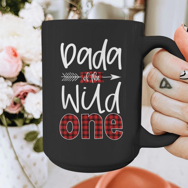 Dada Of The Wild One Buffalo Plaid Lumberjack 1st Birthday Graphic Print Coffee Mug