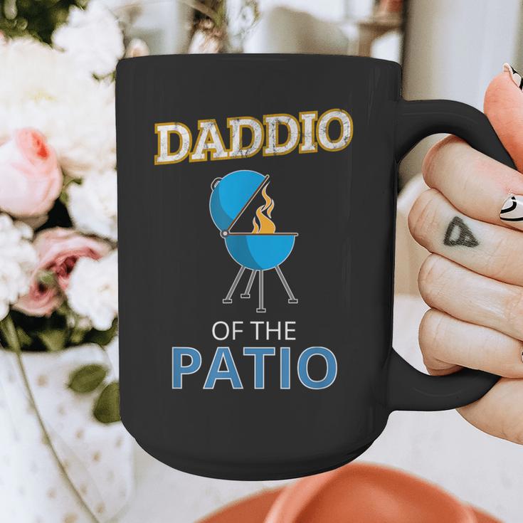 Daddio Of The Patio Fathers Day BBQ Grill Dad Graphic Print Coffee Mug