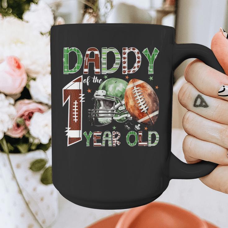 Daddy Of The 1 Year Old Football Lover 1st Birthday Boy Graphic Print Coffee Mug Daddy Of The 1 Year Old Football Lover 1st Birthday Boy Graphic Print Coffee Mug