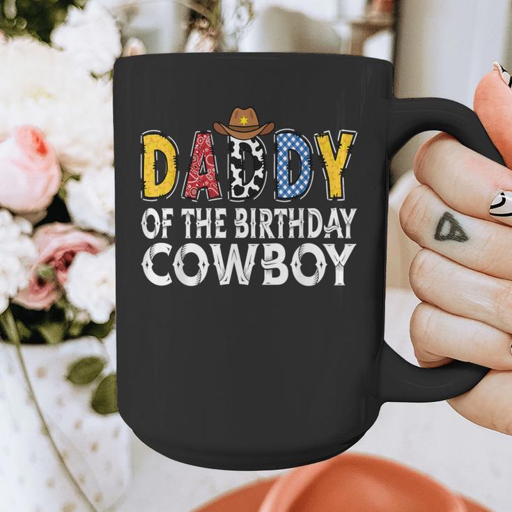 Daddy 1st Birthday Cowboy Western Daddy Birthday Boy Graphic Print Coffee Mug