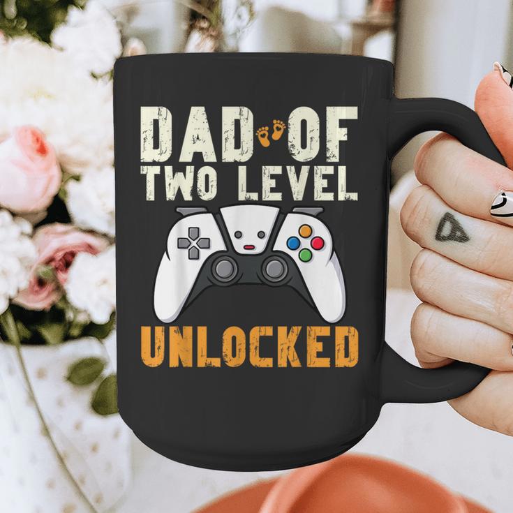 Daddy Again Leveled Up To Dad Of 2 Gamer Dad Level Unlocked Graphic Print Coffee Mug Daddy Again Leveled Up To Dad Of 2 Gamer Dad Level Unlocked Graphic Print Coffee Mug