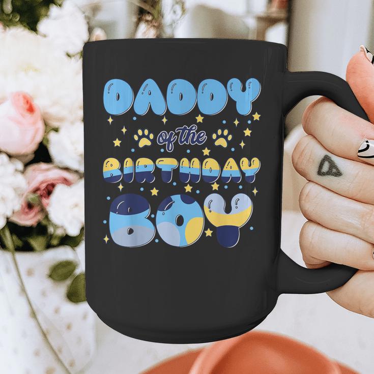 Daddy Of The Bday Boy Blue Dog Theme Party Family Matching Graphic Print Coffee Mug Daddy Of The Bday Boy Blue Dog Theme Party Family Matching Graphic Print Coffee Mug