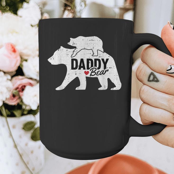 Daddy Bear Fathers Day Cute Baby Cub Papa Dad-a Pops Small Graphic Print Coffee Mug
