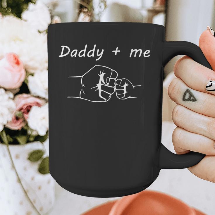 Daddy And Me Best Dad Ever Fist Bump Father's Day Graphic Print Coffee Mug
