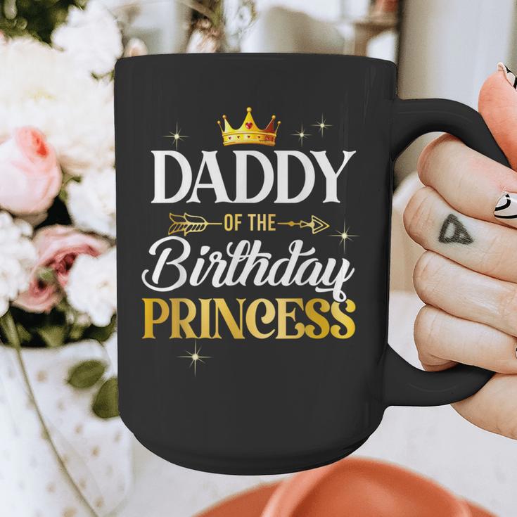 Daddy Of The Birthday Princess Girl Party Matching Family Graphic Print Coffee Mug