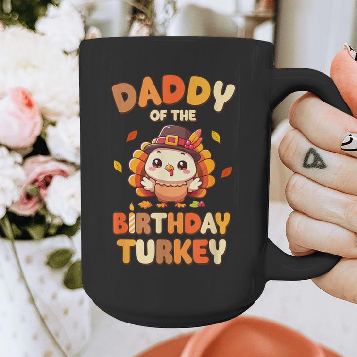Daddy Of The Birthday Turkey Family 1st Birthday Boy Graphic Print Coffee Mug