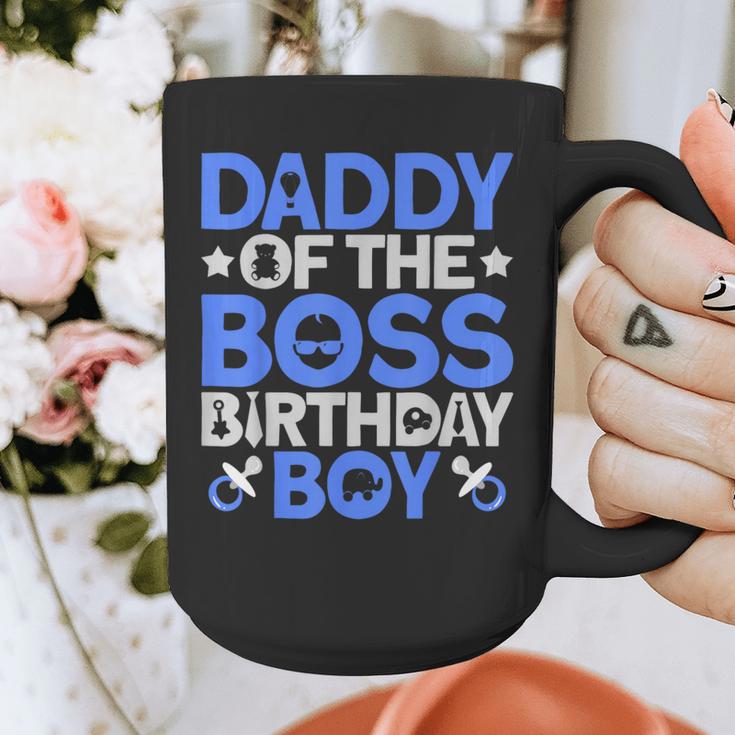 Daddy Of The Boss Birthday Party Outfit Like A Boss Daddy Graphic Print Coffee Mug