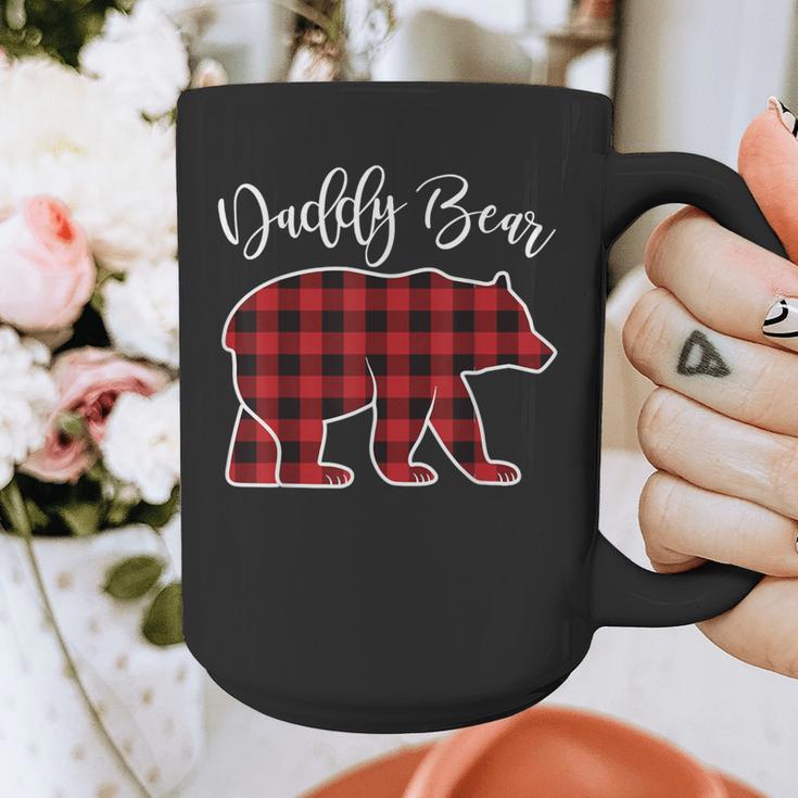 Daddy Dad Bear Pajama Red Buffalo Xmas Family Christmas Graphic Print Coffee Mug