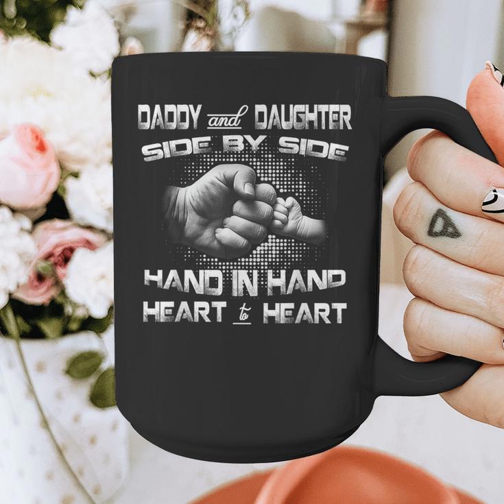 Daddy Daughter Fist Bump Matching Father's Day Best Dad Graphic Print Coffee Mug