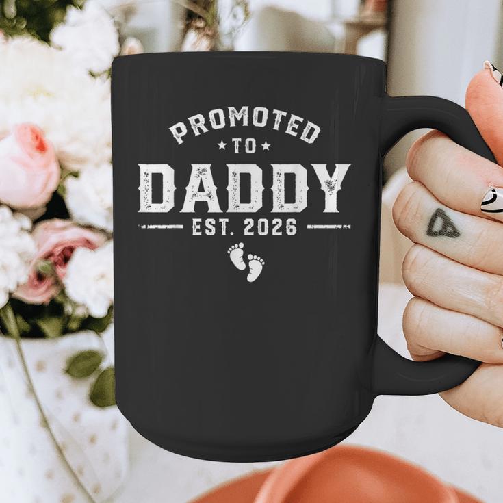 Daddy Est 2026 Daddy To Be New Dad 2026 Graphic Print Coffee Mug