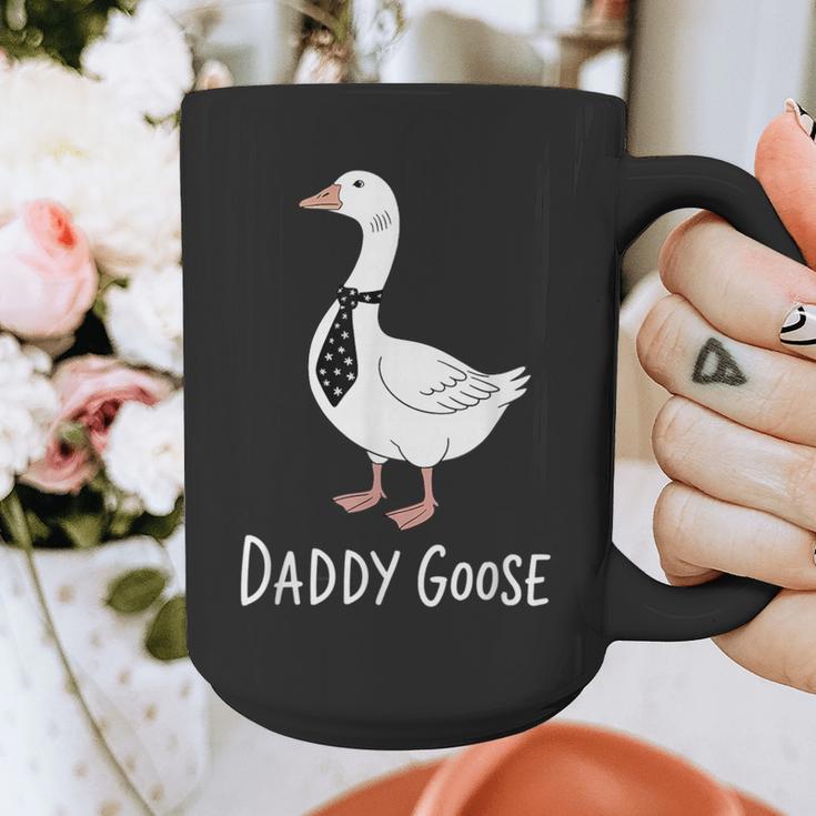 Daddy Goose Fun Father's Day Tee For Dad Graphic Print Coffee Mug