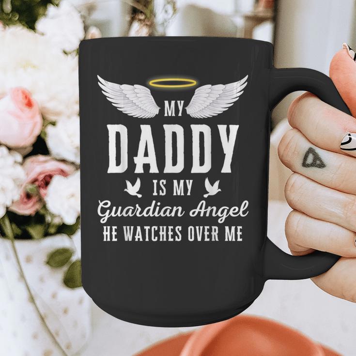 My Daddy Is My Guardian Angel In Loving Memorial Memory Tee Graphic Print Coffee Mug My Daddy Is My Guardian Angel In Loving Memorial Memory Tee Graphic Print Coffee Mug