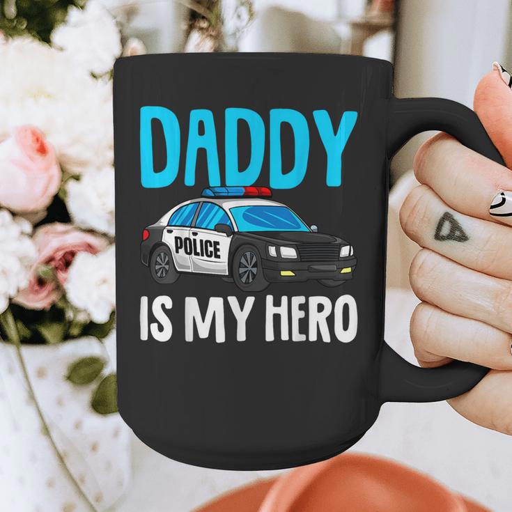 Daddy Is My Hero Police Toddler Police Officer Cop Boys Kids Graphic Print Coffee Mug