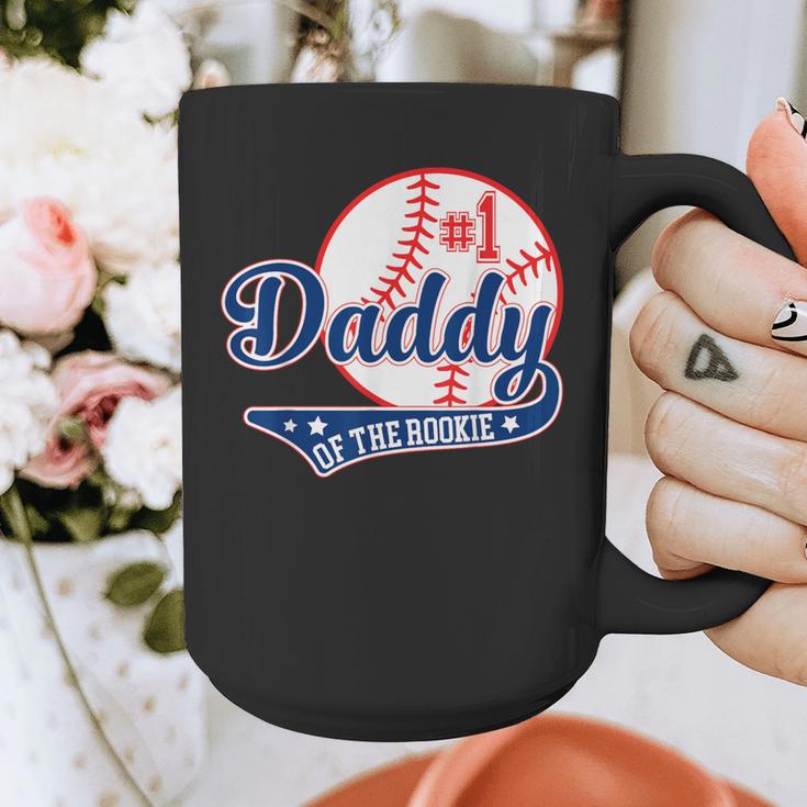 Daddy Of Rookie 1st Birthday Baseball Theme Matching Party Graphic Print Coffee Mug