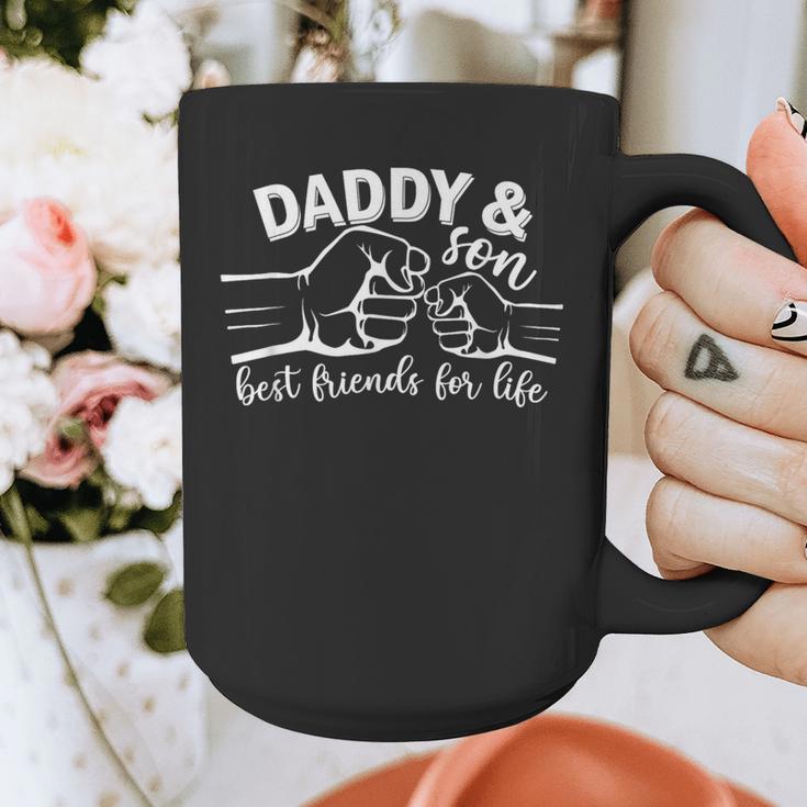 Daddy And Son Best Friends For Life Men Fathers Graphic Print Coffee Mug