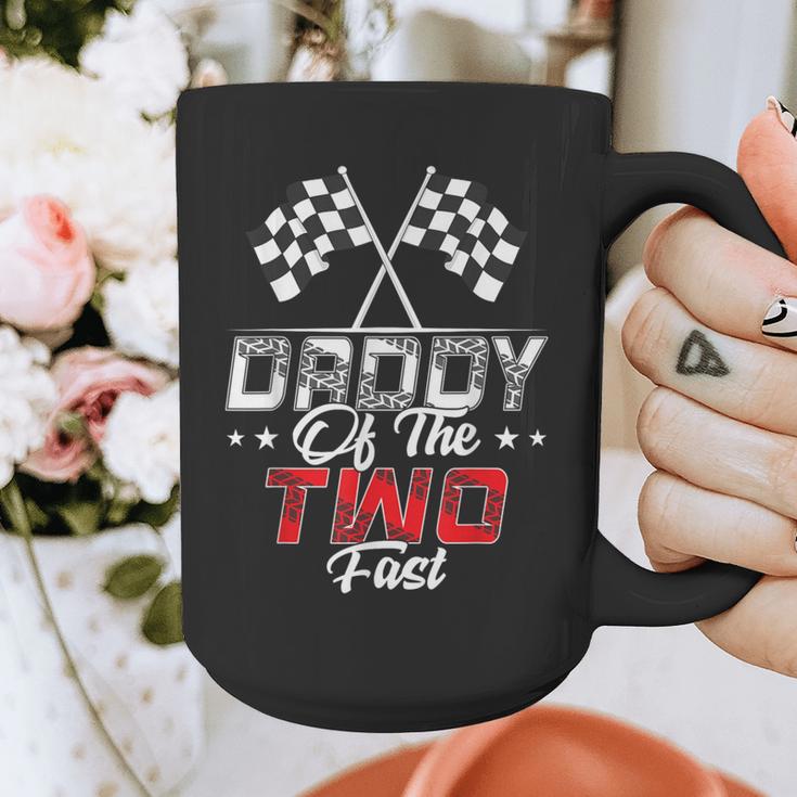 Daddy Of The Two Fast Second Birthday Racing Car Family Graphic Print Coffee Mug Daddy Of The Two Fast Second Birthday Racing Car Family Graphic Print Coffee Mug