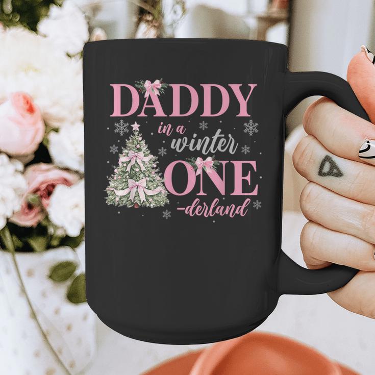 Daddy In a Winter Onederland Birthday Girl Christmas Tree Graphic Print Coffee Mug Daddy In a Winter Onederland Birthday Girl Christmas Tree Graphic Print Coffee Mug
