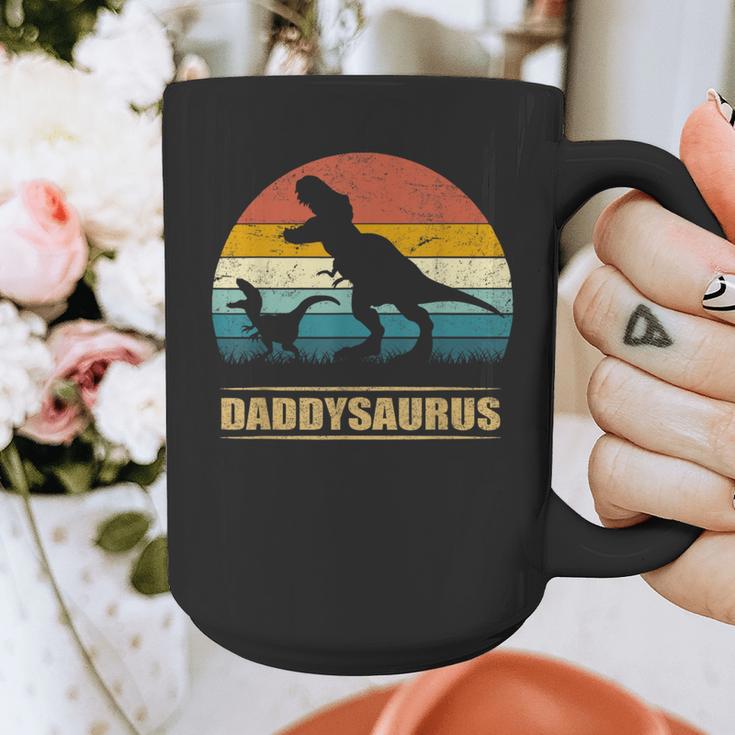 Daddysaurus DadRex Dinosaur Men Graphic Print Coffee Mug