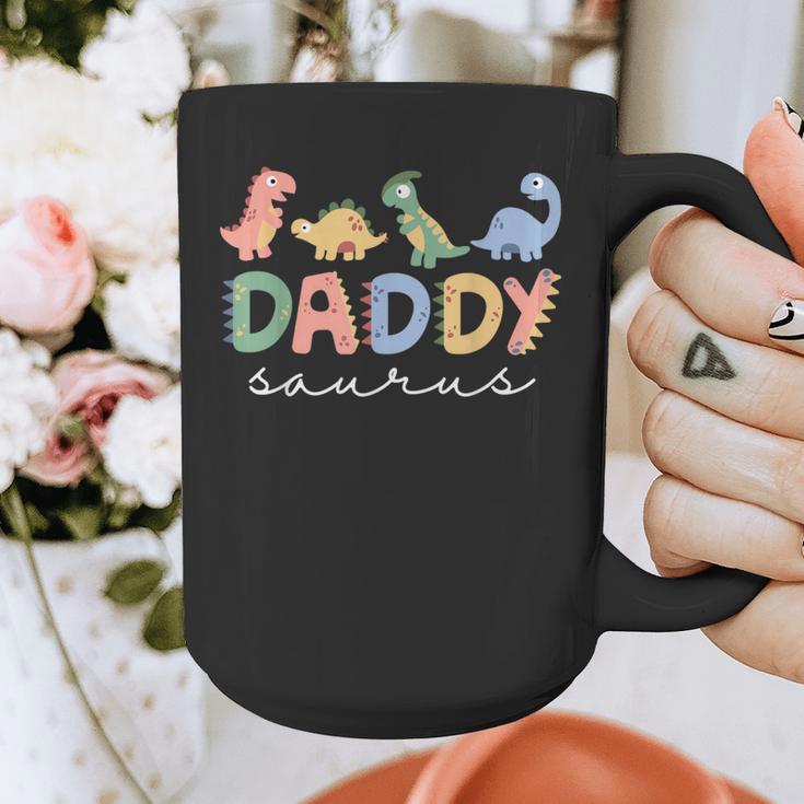 DaddysaurusRex Dinosaur Dad Daddy Saurus Family Graphic Print Coffee Mug