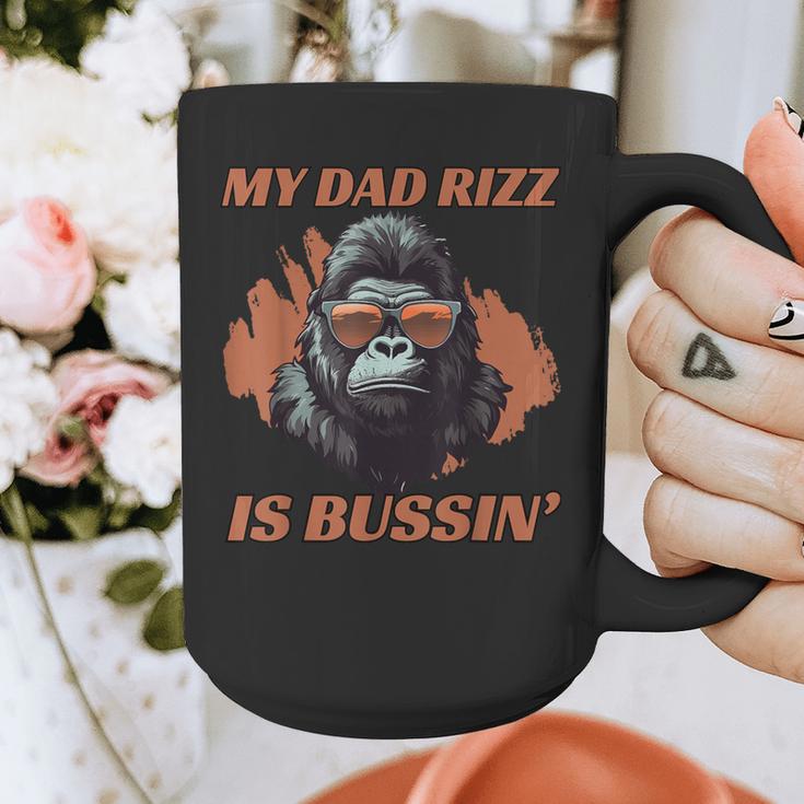 Dad's Birthday Father's Day Dad RIzz Is Bussin' Graphic Print Coffee Mug