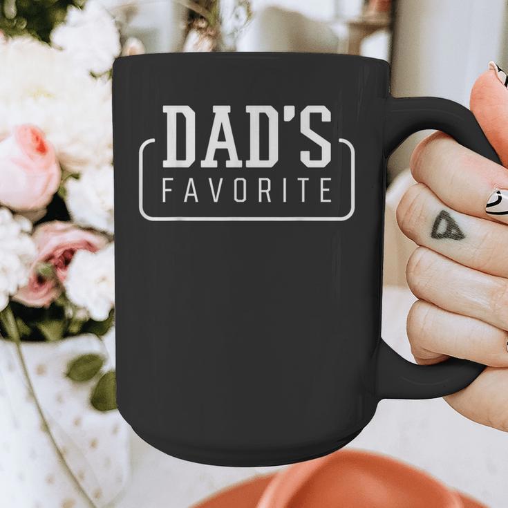 Dad's Favorite Son Daughter I'm Dad's Favorite Graphic Print Coffee Mug