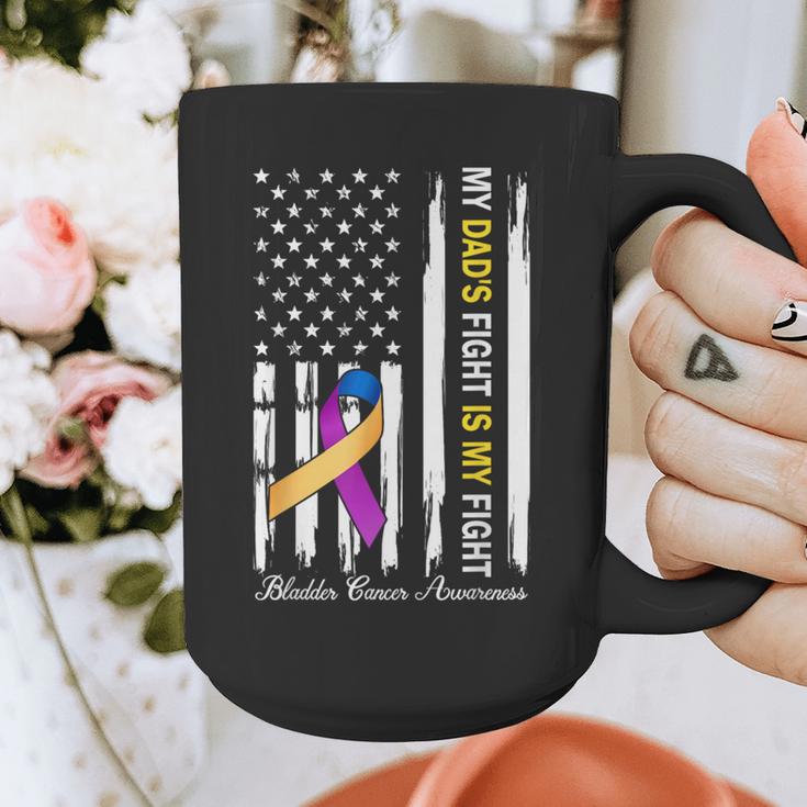 My Dad's Fight Is My Fight Bladder Cancer Awareness Graphic Print Coffee Mug My Dad's Fight Is My Fight Bladder Cancer Awareness Graphic Print Coffee Mug