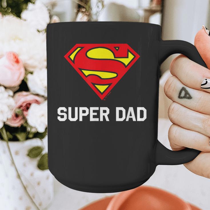 DC Comics Superman Father's Day Super Dad Logo Graphic Print Coffee Mug