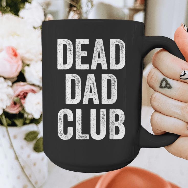 Dead Dad Club Vintage Saying Graphic Print Coffee Mug