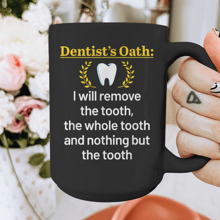 Dentist Dental School Graduation Tooth Oath Dentistry Graphic Print Coffee Mug