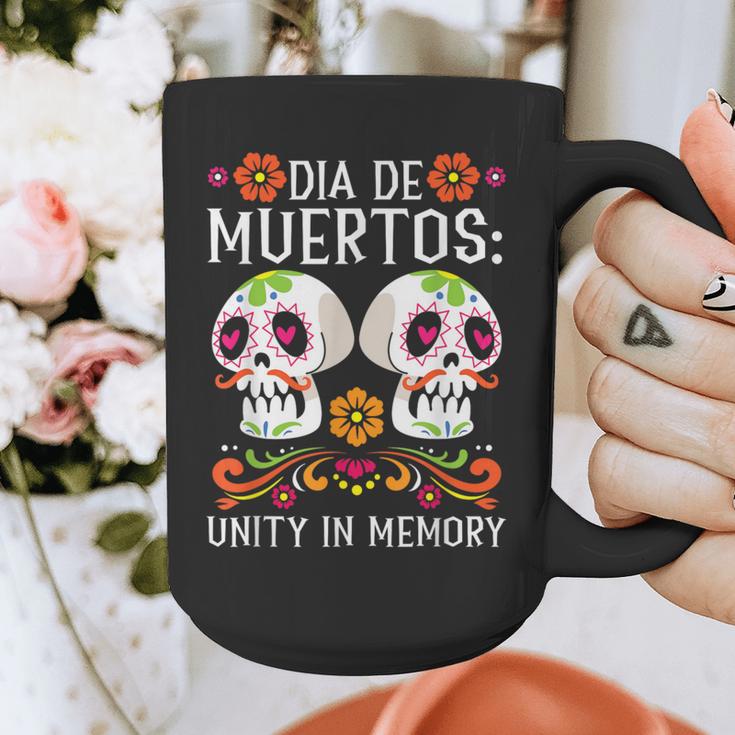 Dia De Los Muertos Unity In Memory Graphic Print Coffee Mug Dia De Los Muertos Unity In Memory Graphic Print Coffee Mug