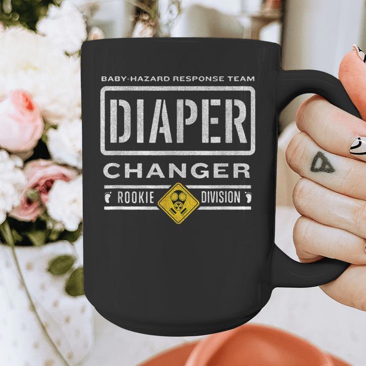 Diaper Changer Duty Expecting Baby New Dad Mom Graphic Print Coffee Mug